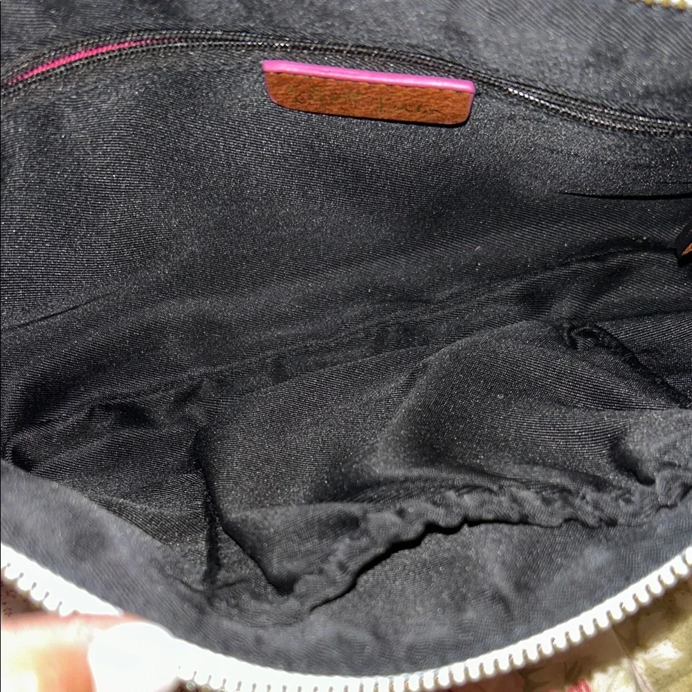 Elliott Lucca White and Red Floral Crossbody Bag - Picture 8 of 11